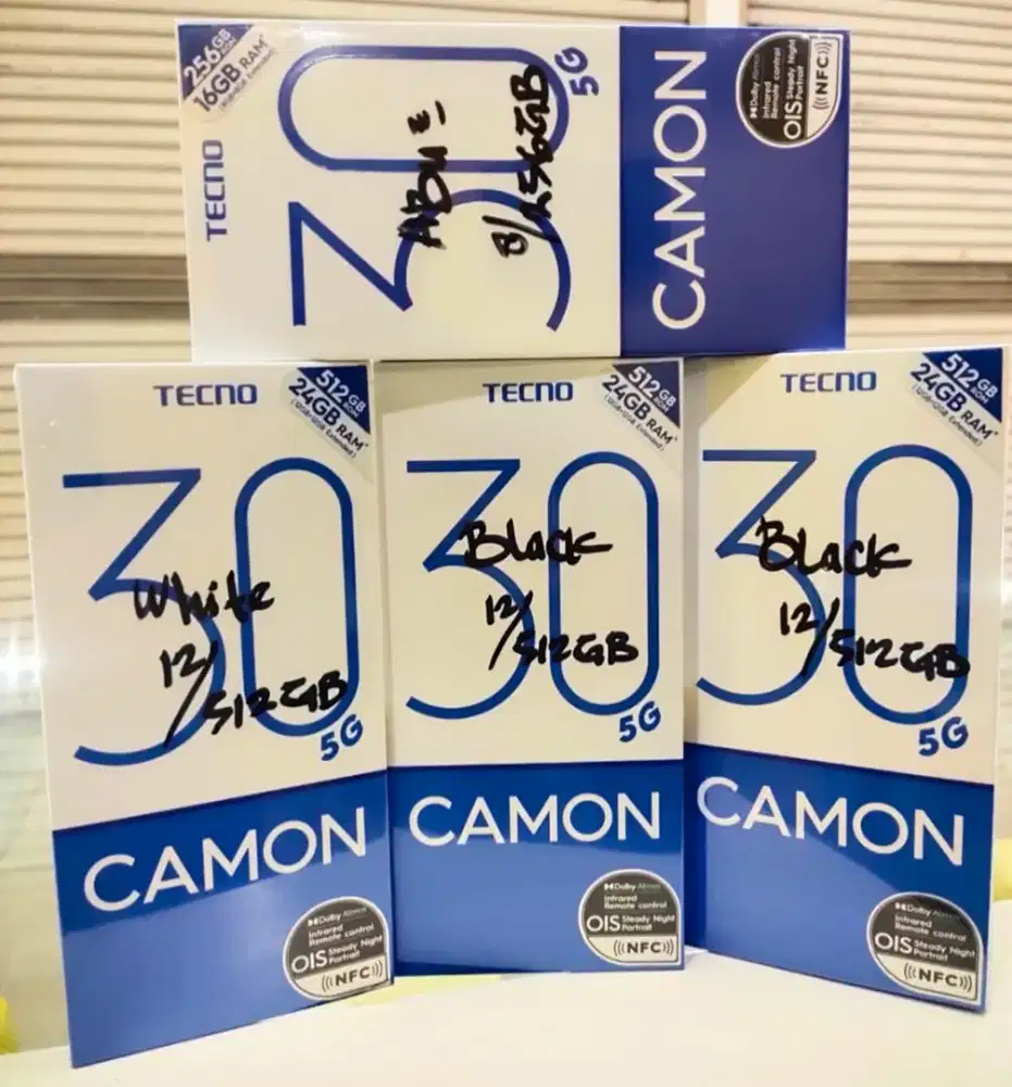 Tecno Camon 30 5G 8/256 - 12/512 BNIB Garansi Resmi Indonesia