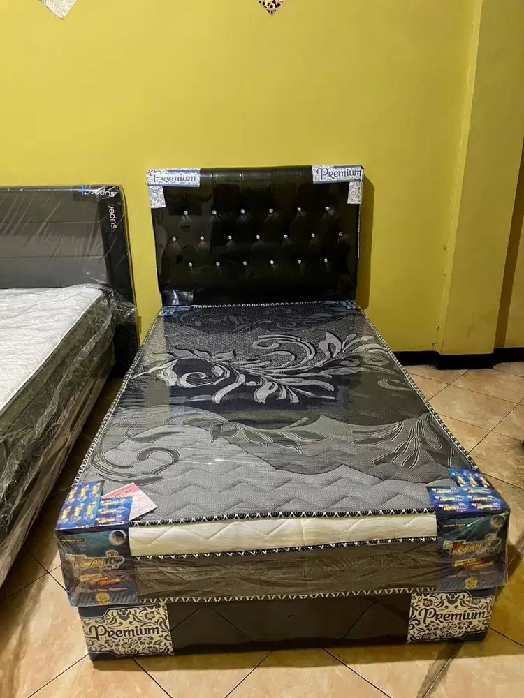 PROMO SET SPRINGBED DIVAN UK 120 TERMURAH SALE