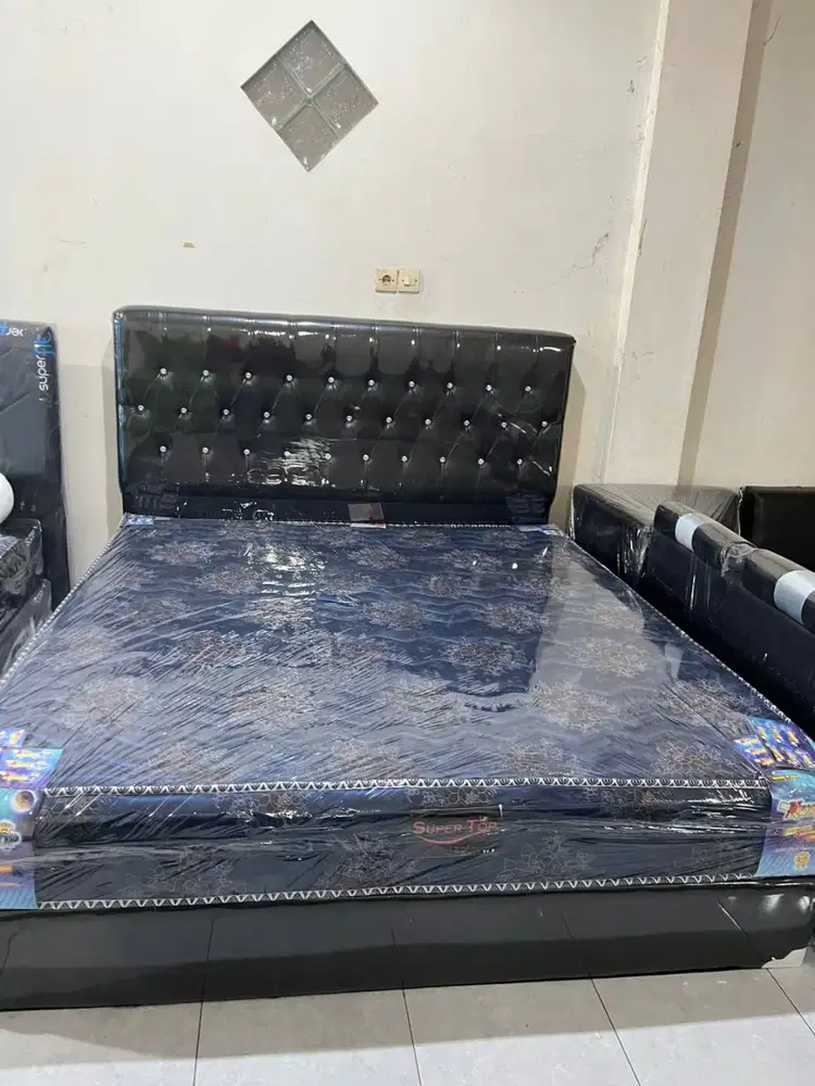 PROMO SET SPRINGBED DIVAN UK 180 TERMURAH SALE