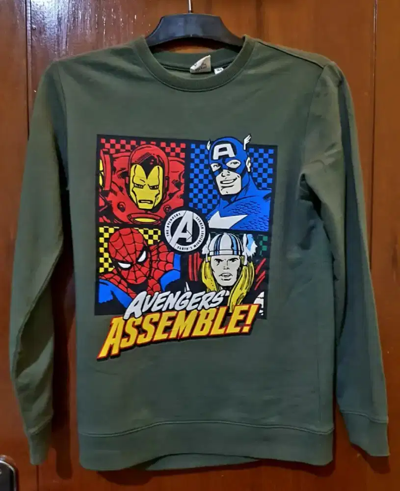 Jual Crewneck/Sweater Pria MARVEL AVENGERS  ASSEMBLE