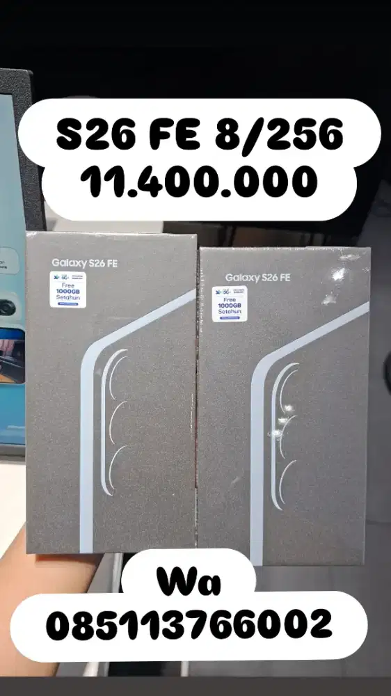 SAMSUNG S26 FE 5G 8/256GB NEW SEGEL
