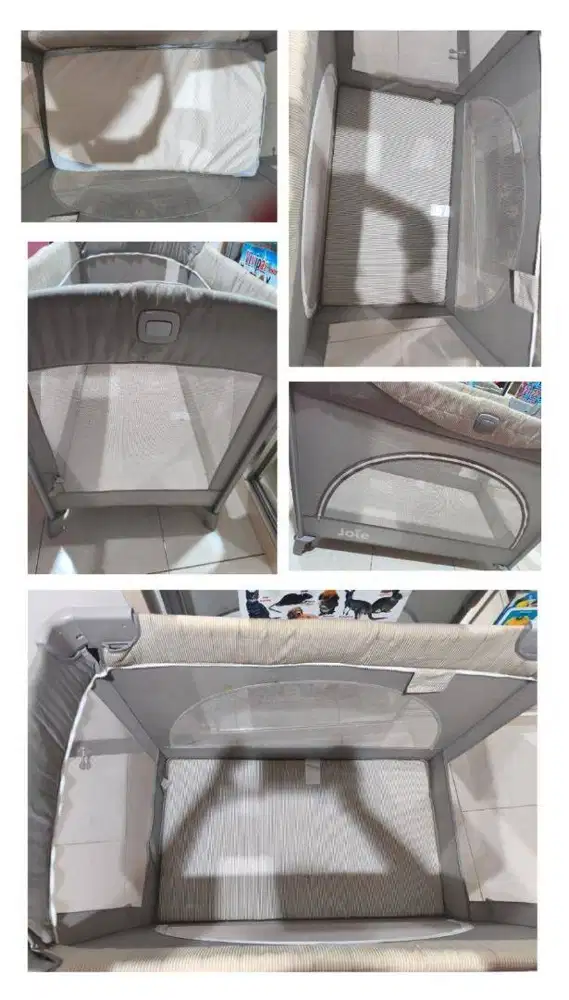 Bundling box merk joie, kasur bayi merek baby bee