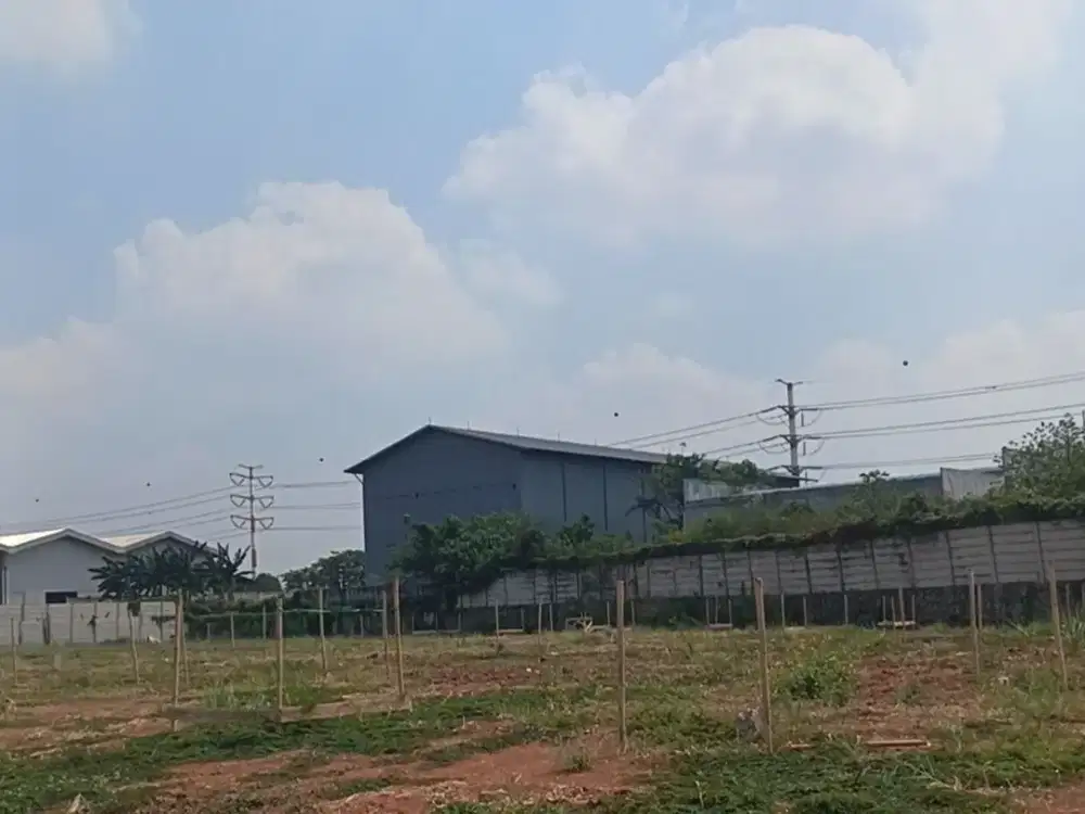 Kavling Industri Siap Bangun Gudang di Tangerang, LT 420 m², PBG Ready, PDAM & Fiber Optic