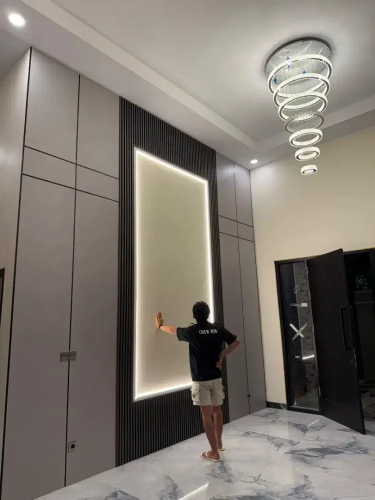 Terima pemasangan wallboard dan wallpanel