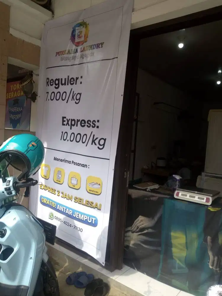 DIJUAL / OVER ALIH Usaha Laundry Siap Jalan – Omset Stabil