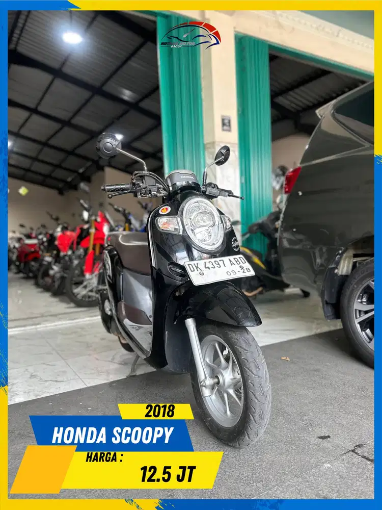 HONDA SCOOPY 2018 PLAT DK READY MASZEHH HIKMAH MOTOR KEPUH