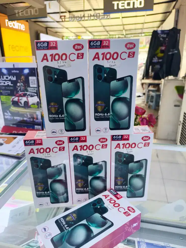 Itel a100cs 3+3/32,gn resmi segel murah