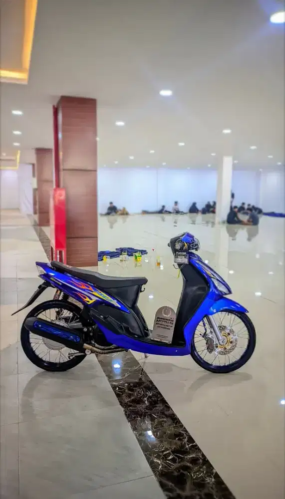 Fosell Mio sporty 
Asli biru SS Lengkap