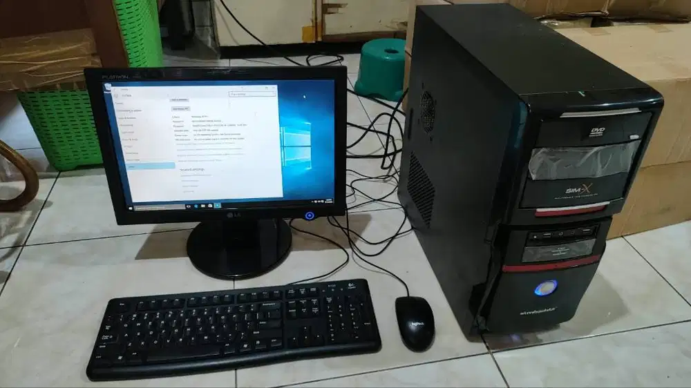 PC CPU Rakitan Intel Core i3, 8 GB DDR3, HDD 500 GB + Bonus !!