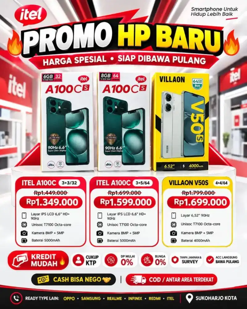 PROMO HP MURAH BERKUALITAS TINGGI BERGARANSI RESMI