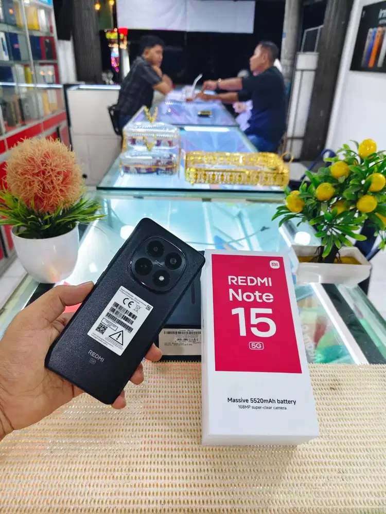 Redmi Note 15 5G Ram 8+8Gb/ 256Gb Fullset Mulus Like New Original 100%