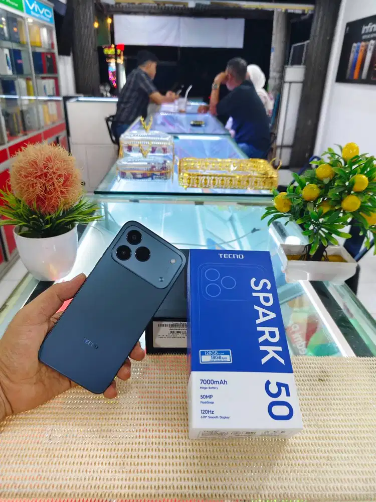 Tecno Spark 50 Ram 6+12Gb/ 128Gb Fullset Mulus Pemakaian 3 Minggu