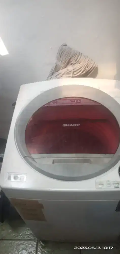 CUCI GUDANG MESIN CUCI OTOMATIS NORMAL SHARP 10KG SIAP PAKE SIAP AMBIL