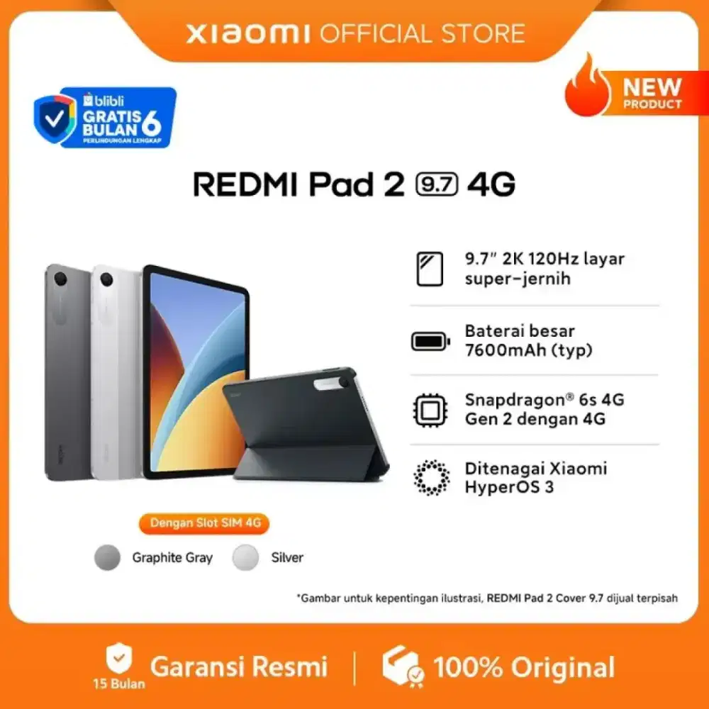 Tablet 4G  3jutaan udah bisa Sim Card! Garansi Blibli bisa cod!