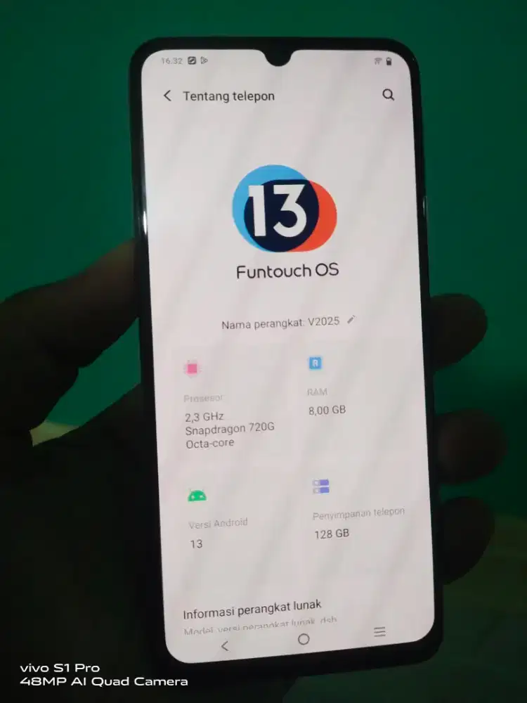 Vivo v20 ram 8/128
