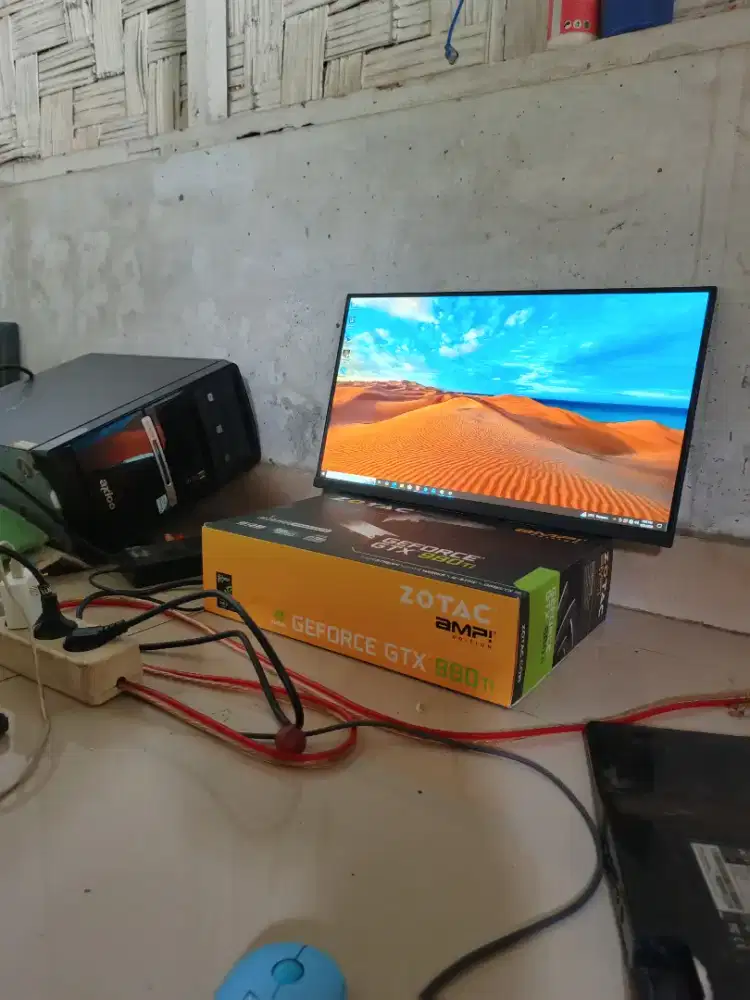 pc gaming gtx 980 ti intel xeon e5 2673 v3 ssd 256gb ram 64gb komputer