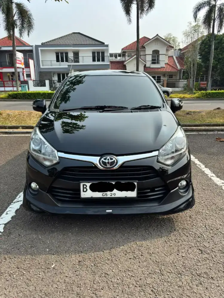 Dijual Toyota Agya TRD Automatic Tahun 2019 Warna Hitam / SIAP PAKAI