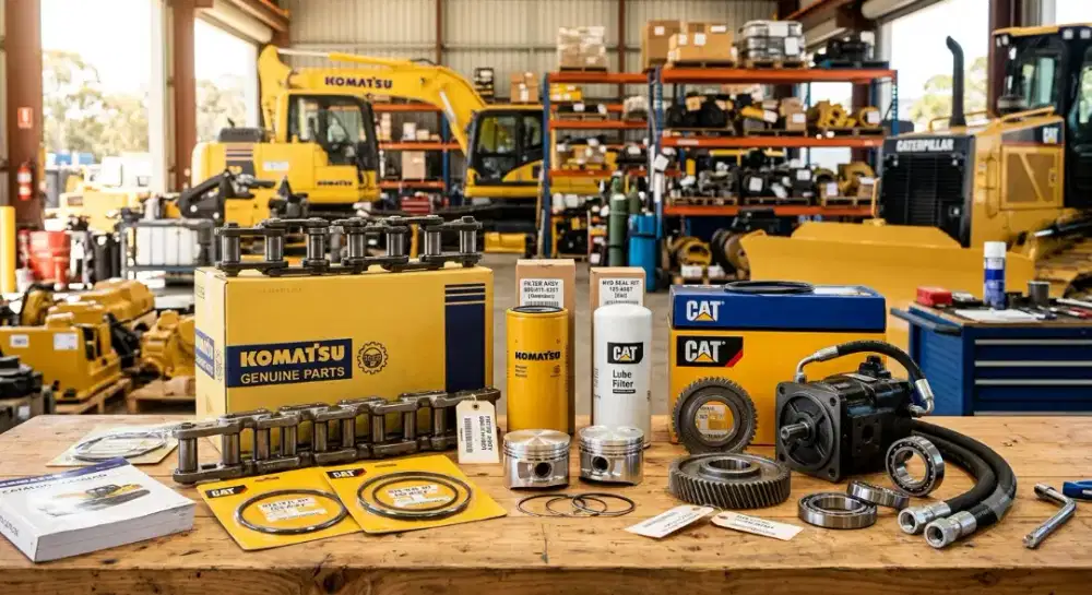 Ready Stock Sparepart Komatsu & Caterpillar Hubungi Kami!