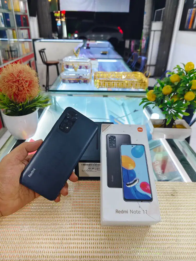 Redmi Note 11 Ram 4+4Gb/ 128Gb Fullset Mulus Original 100% Bergaransi