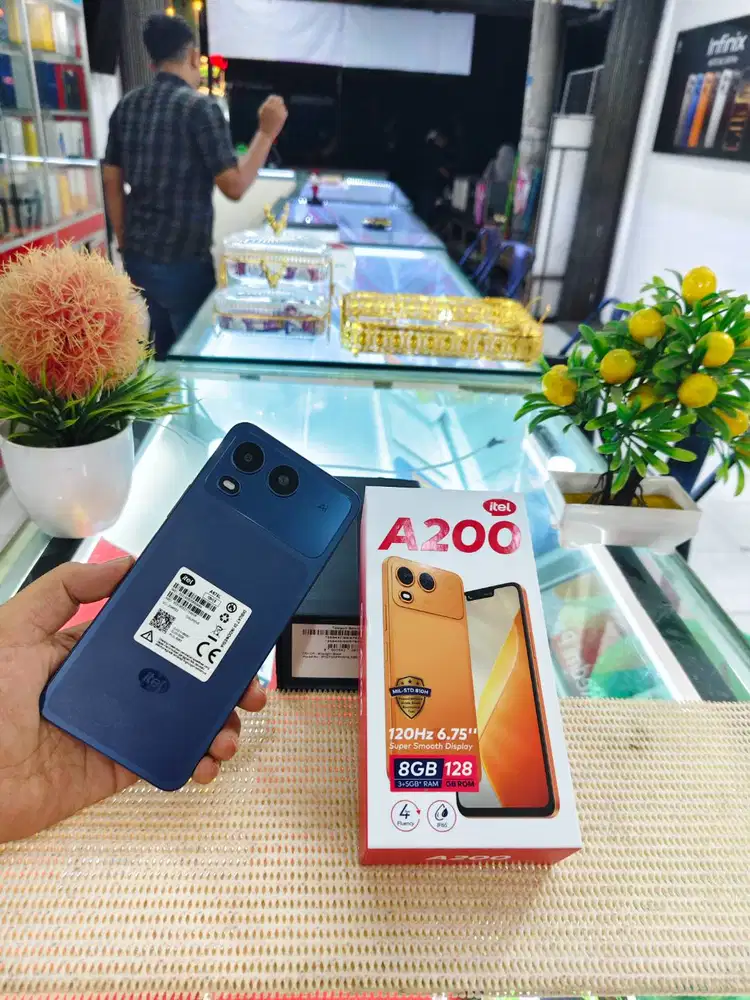 iTel A200 Ram 3+5Gb/ 128Gb Fullset Mulus Like New Bergaransi