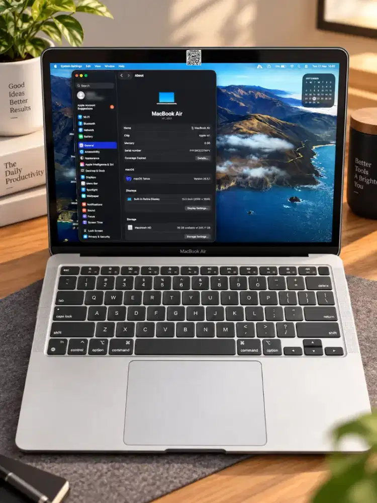 MacBook Air M12020 8/256 super mulus banget