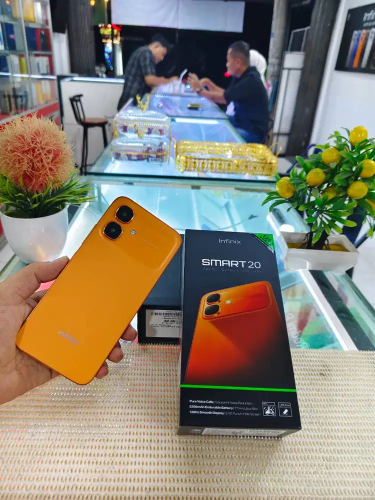 Infinix Smart 20 Ram 8Gb (4+4) 128Gb Fullset Mulus Like New Bergaransi