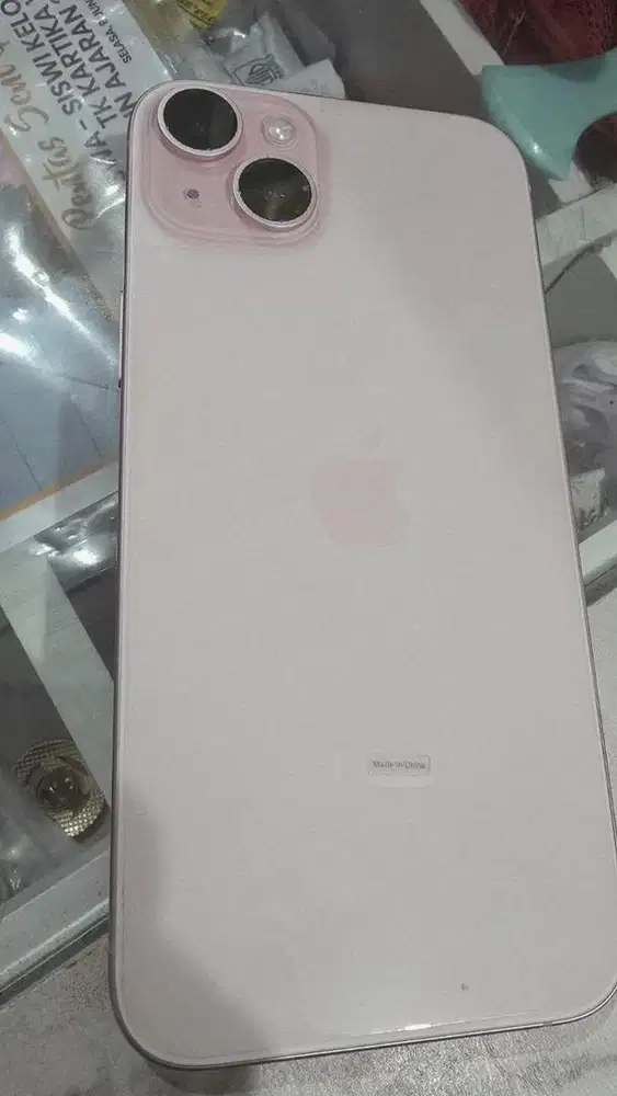 dijual ip 15+ warna pink 128gb