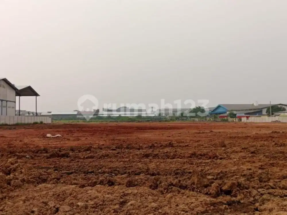 Dijual Tanah Industri Siap Bangun 14738 M2 Pasar Kemis Dekat Tol Cikupa dan Tol Bitung