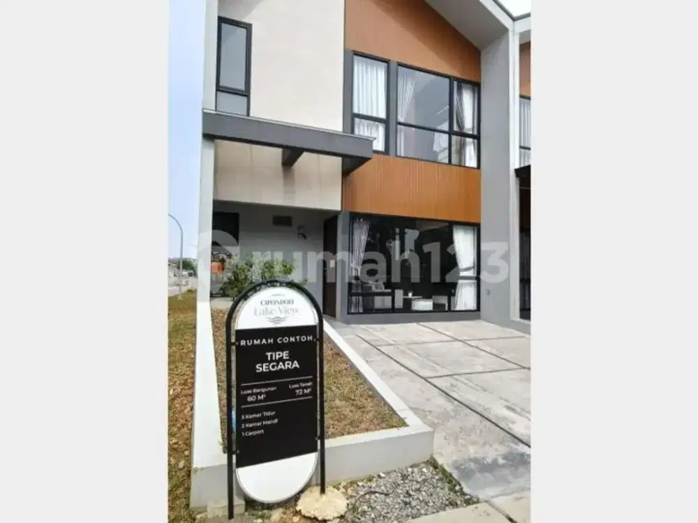 Dijual Rumah Minimalis Cipondoh Lake View 2 Lantai Strategis Siap Huni Harga Terjangkau
