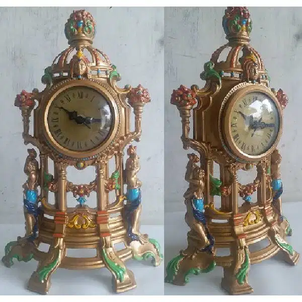 Jam antik Art Nouveau style Italian design Clock