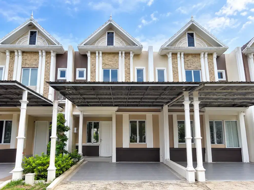 Rumah Cluster North Thames 2lt luas 102m 6x17 3KT JGC Jakarta Garden City Cakung