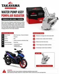 Radiator / Coolant Yamaha Vixion / MX King Merk Takayama