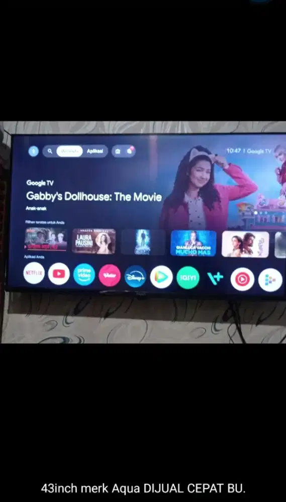 Tv Smart 43 inc Merek AQUA