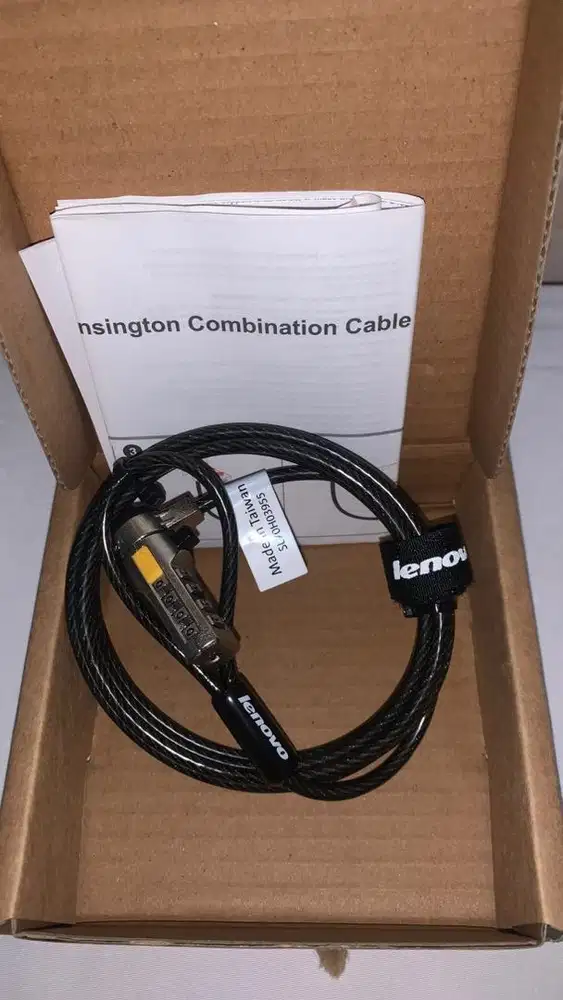 Lenovo Kingston Combination Lock / Security Cable Lock