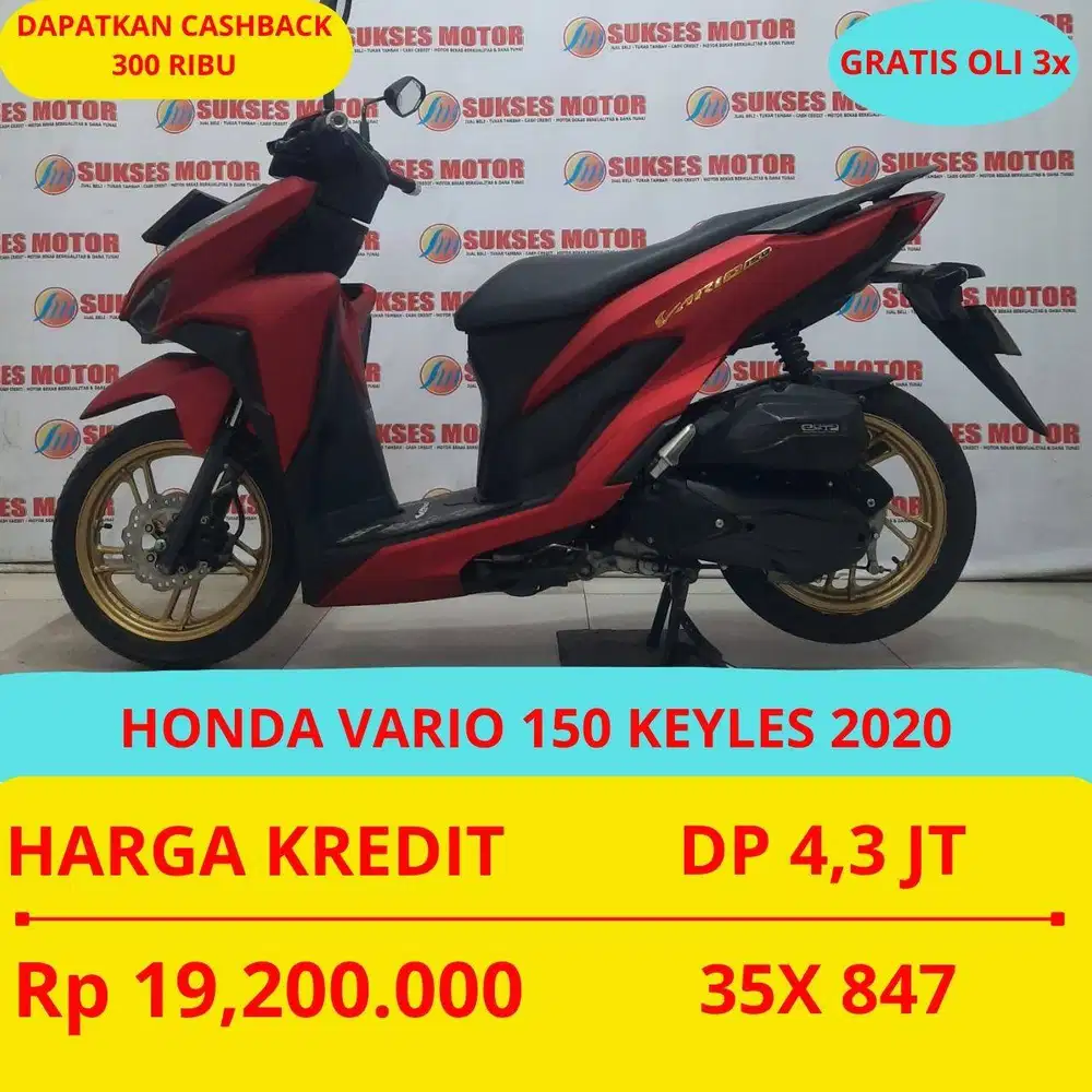 HONDA VARIO 150 KEYLES 2020 DP 4,3 JUTA GUYSS