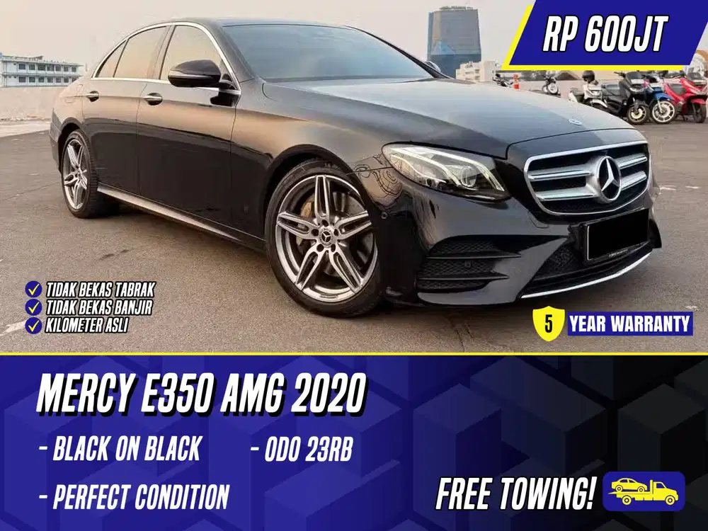 Mercedes Benz E350 AMG EQ Boost 2020 Black Hitam Mercy E 350 EQBoost