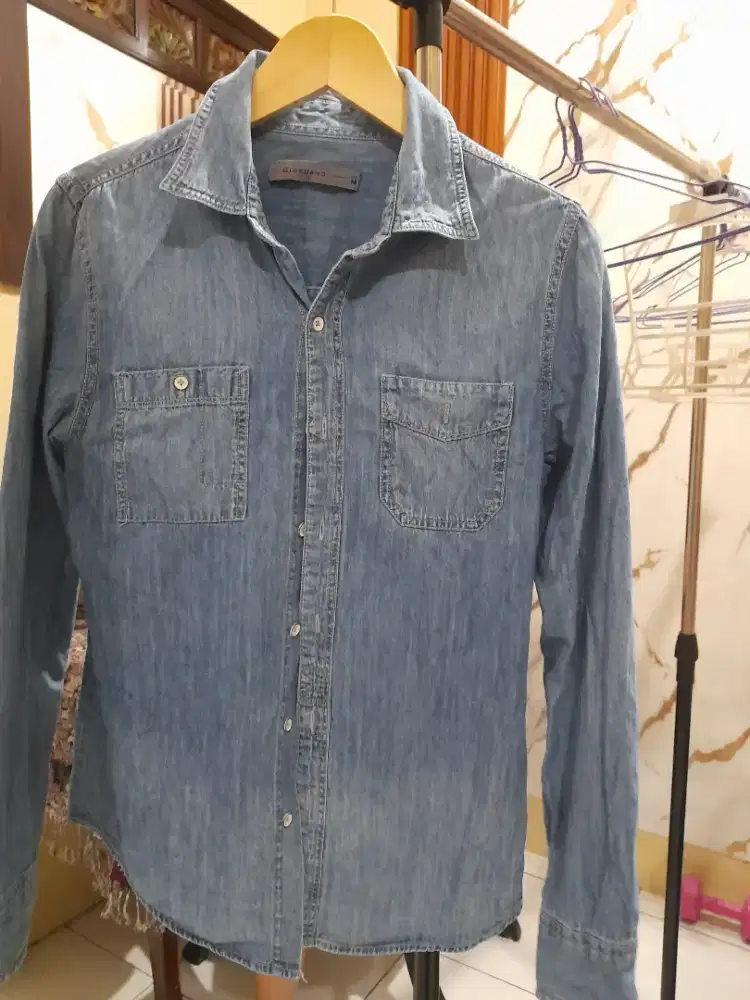 Kemeja Jeans  wanita brand luar