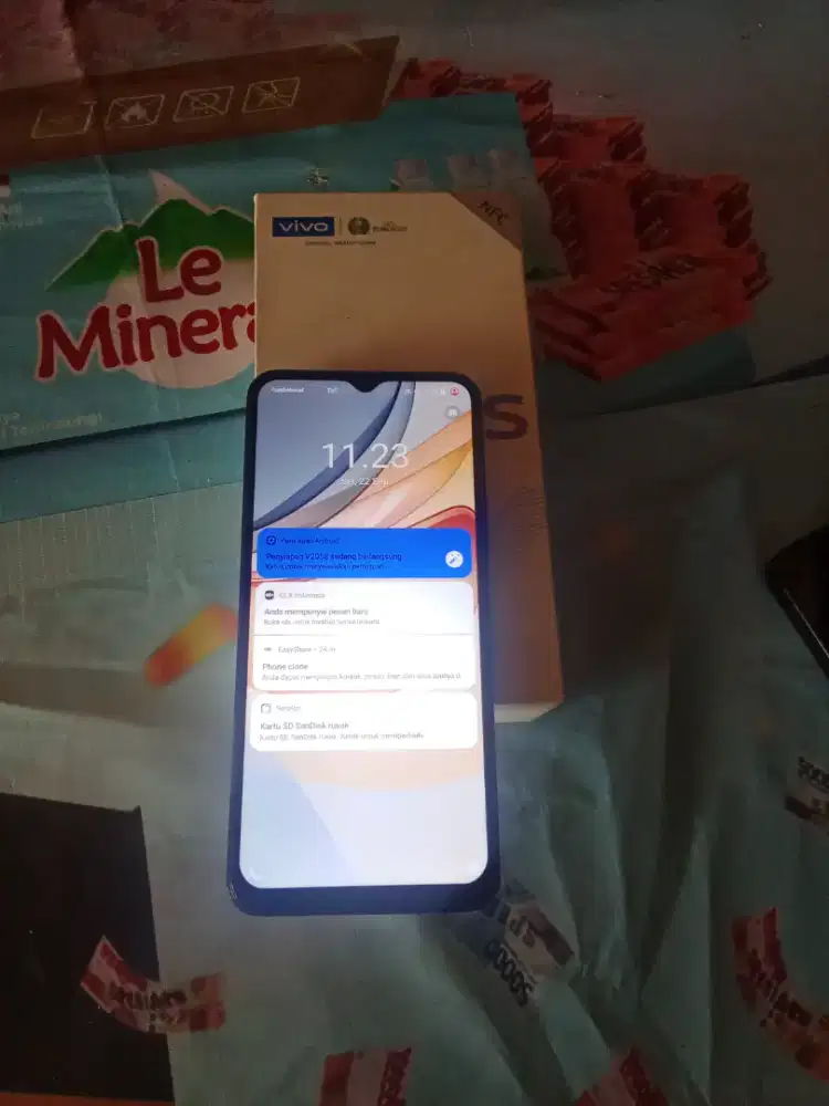 Vivo y53s ram8/128 NFC pulset minus kamera depan of