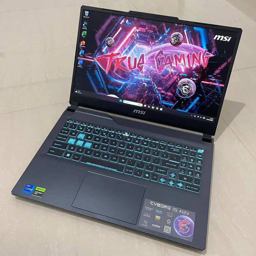 Laptop RTX 4060 Core i7-12650H SSD 1TB MSI Cyborg 15 A12VF MURAAH !!!