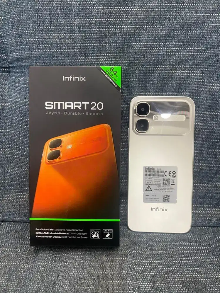 INFINIX SMART 20 4/64GB BARU 1 BULAN PEMAKAIAN
