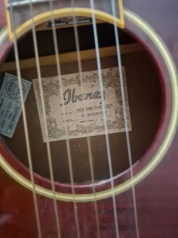 Gitar ibanez akustik electrik
