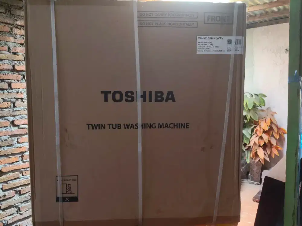 Mesin cuci Toshiba 2tabung baru 9,5kg new bisa tt bisa cod