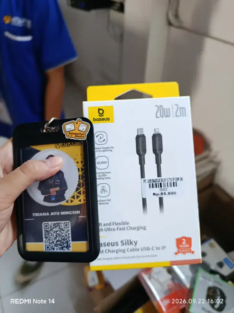 PT USB BASEUS SILKY C TO L | ATLANTIS DAHSYAT