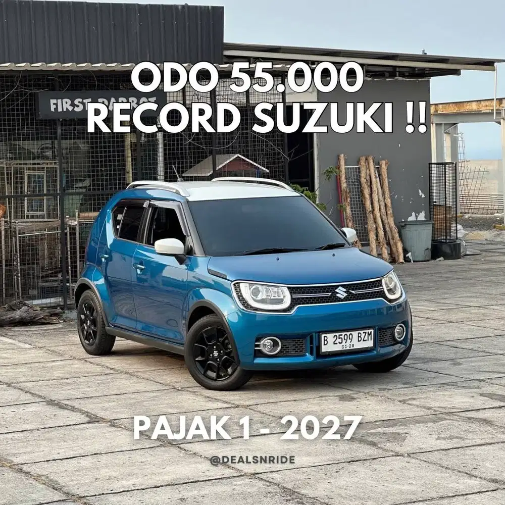 ODO 55.000 ANTIKK !! PAJAK 1/2027 SUZUKI IGNIS GX AGS 2017 MURAH BGT