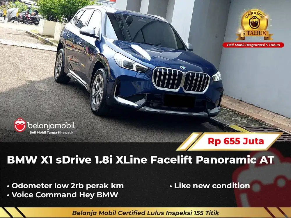 [ GARANSI 5TH KM 2RB ] BMW X1 X 1 sDrive 1.8i XLine LCi 2023/2024/2025