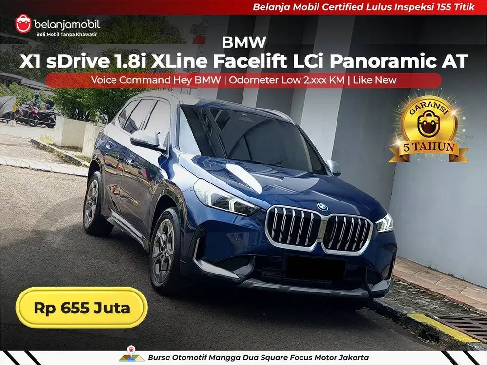 [ GARANSI 5TH KM 2RB ] BMW X1 X 1 sDrive 1.8i XLine LCi 2023/2024/2025