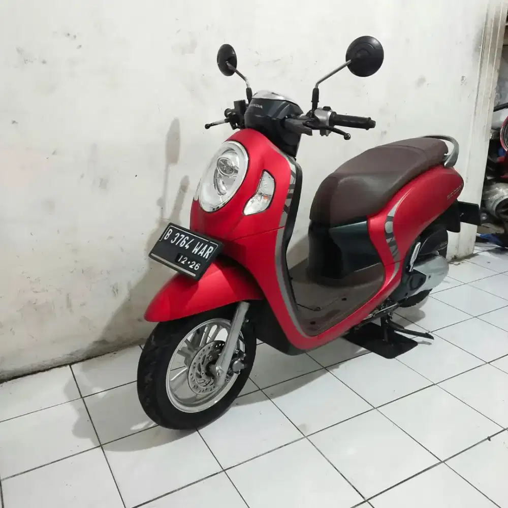 Honda Scoopy New Keyles 2021 Orisinil Lengkap Bagus Mesin Aluss