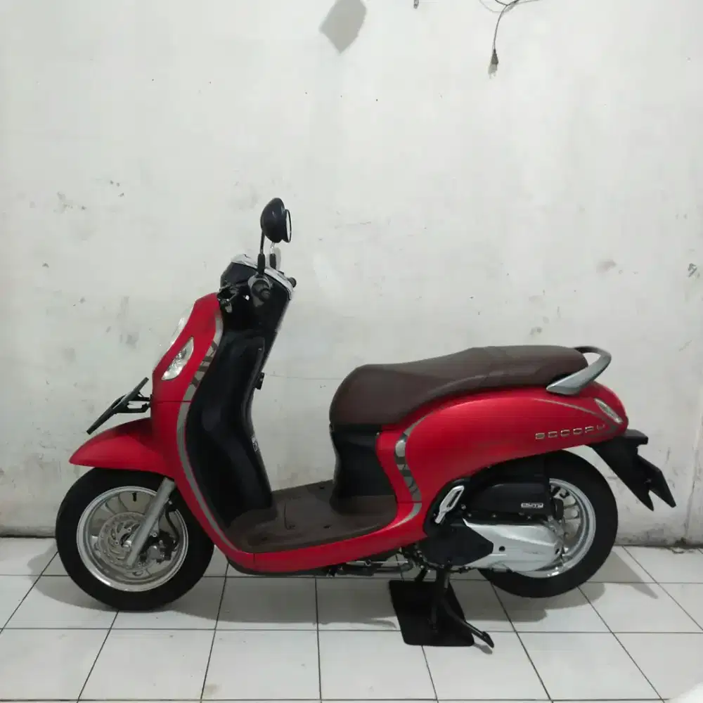 Honda Scoopy New Keyles 2021 Orisinil Mesin Aluss Lengkap Bagus