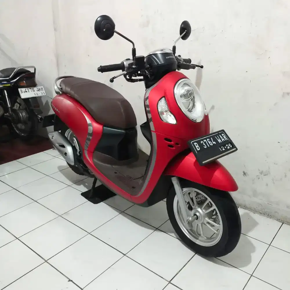 Honda Scoopy New Keyles 2021 Orisinil Mesin Cakep Bagus Lengkap