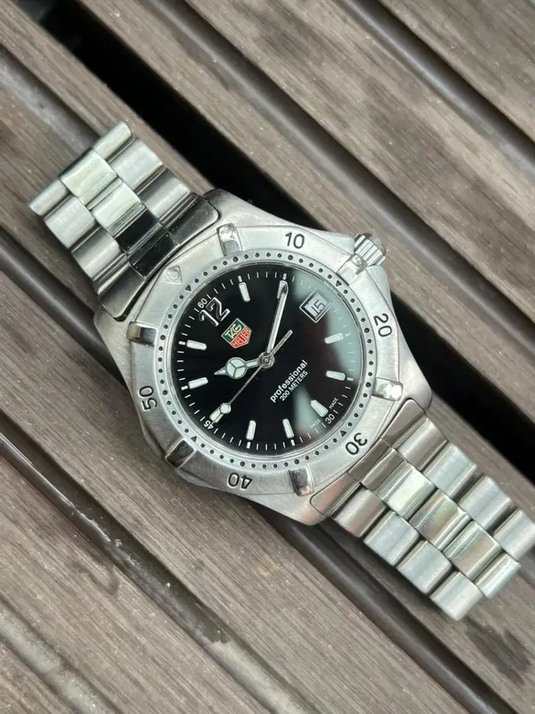 Tag heuer 2000 black dial Reff.WK1110
